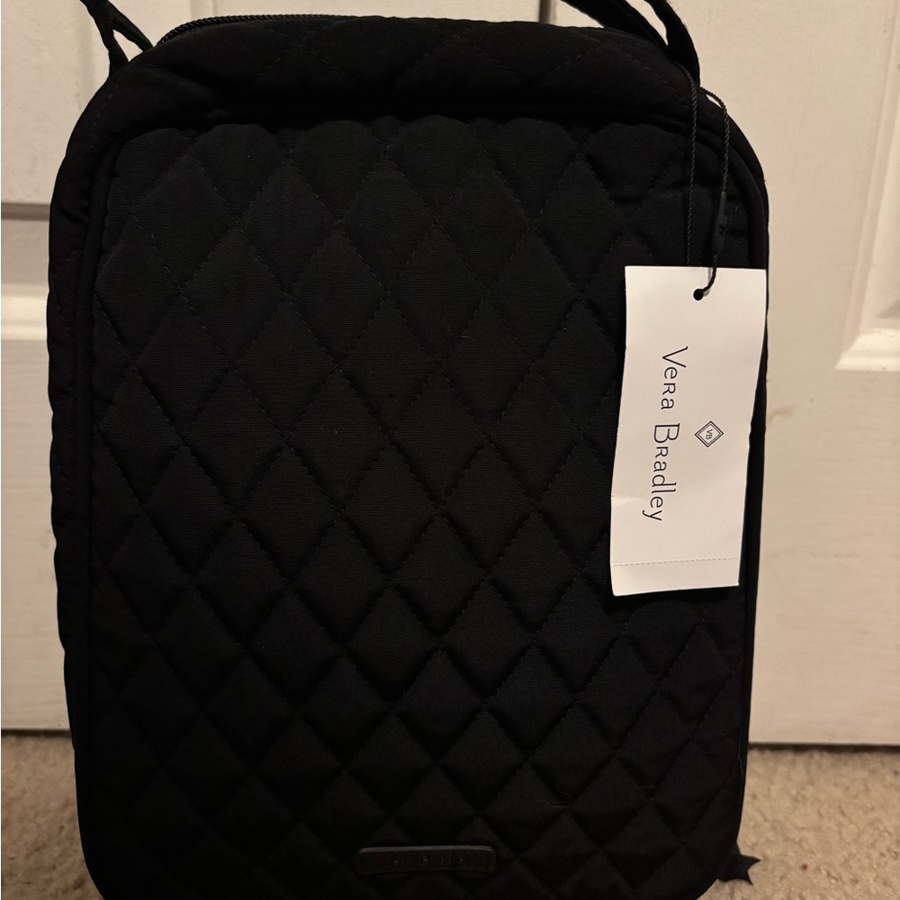 NWT Vera Bradley Black Quilted Lunch Bag